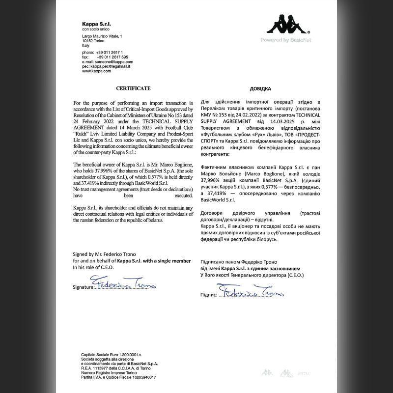 Kappa документ робота на росії