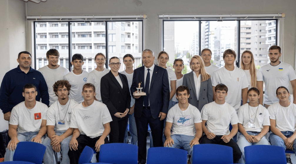 Ініціатор та меценат проєкту Анатолій Бойко і команда Olympic Dreams 